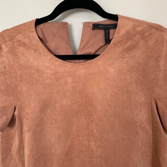 BCBG Max Azria Faux Suede Top - Picture 3 of 8